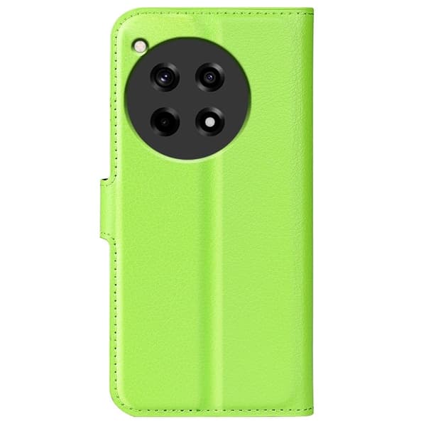 Klassisk OnePlus 12R / OnePlus Ace 3 flip etui - Grøn Green