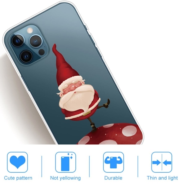 Julfodral till iPhone 14 Pro Max - Tomte Och Tomte Röd