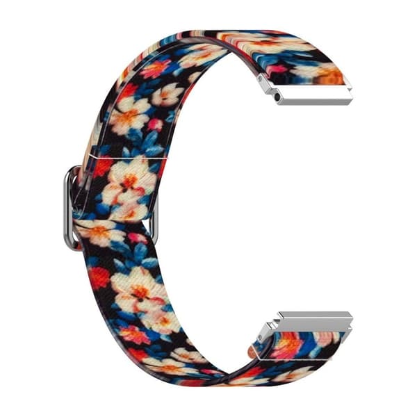 22mm nailon kellonauha Huawei ja Samsung kellolle - Azalea Multicolor