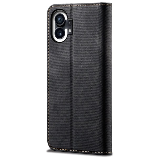 Jeans Nothing Phone (1) Flip Etui - Sort Black