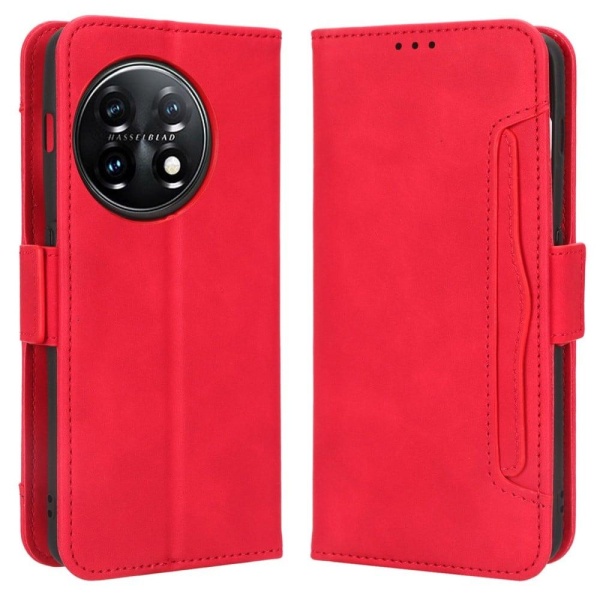 Bofink Vintage OnePlus 11 Læder Etui - Rød Red