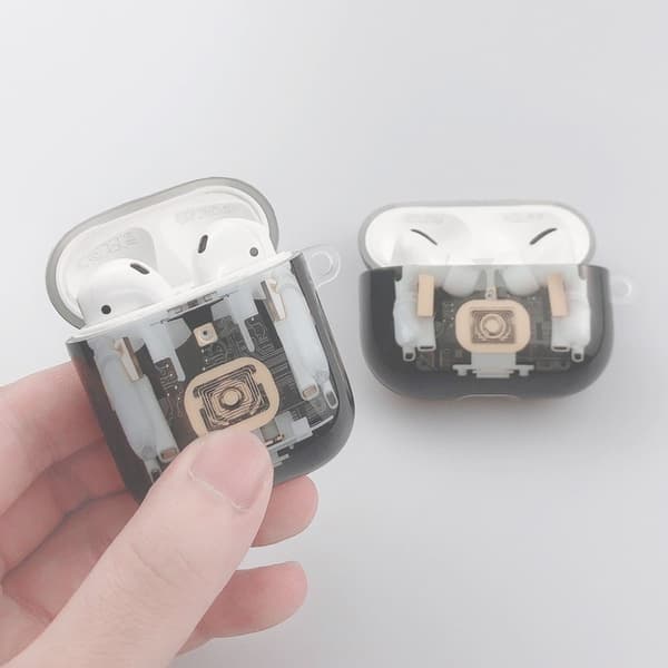 AirPods Pro-etui med unik mekanisk design Transparent