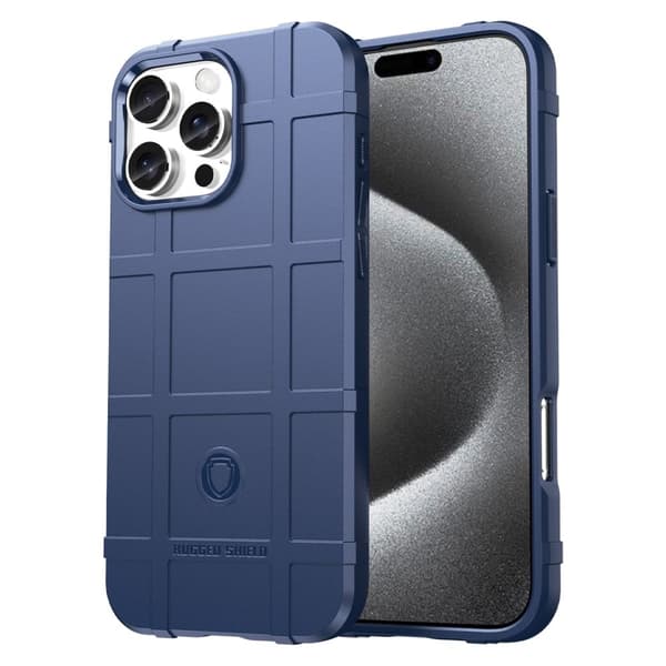 Rugged Shield iPhone 16 Pro deksel - Blå Blue