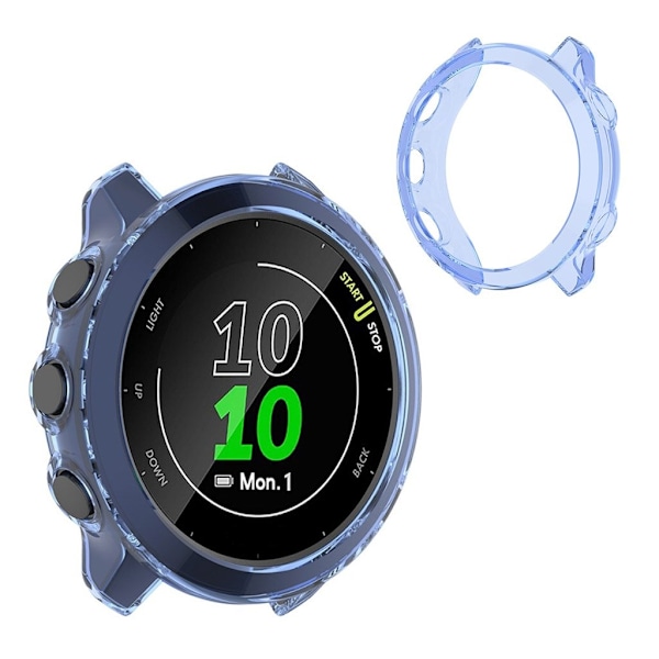 Garmin Forerunner 158 / 55 TPU-skydd - Transparent Blå Blå