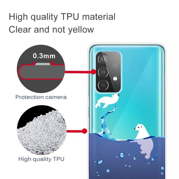 Deco Samsung Galaxy A23 deksel - Seler Og Isbjørn Blue