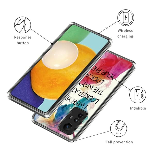 Deco Xiaomi Redmi Note 12S cover - Kiggede På Mig Multicolor