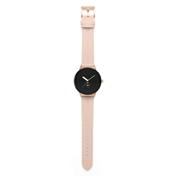 Urrem i ægte læder til Google Pixel Watch - Lyserød Pink