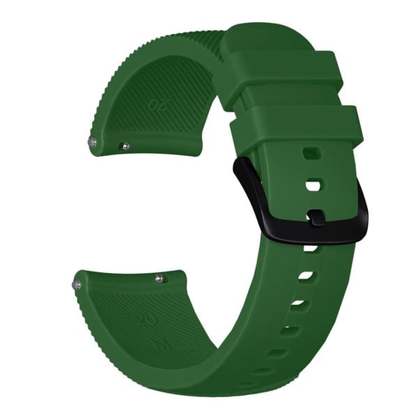 Samsung Galaxy Watch twill silikone Urrem - Sortlig Grøn Green