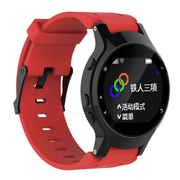 Garmin Forerunner 225 silikone rem - Rød Red