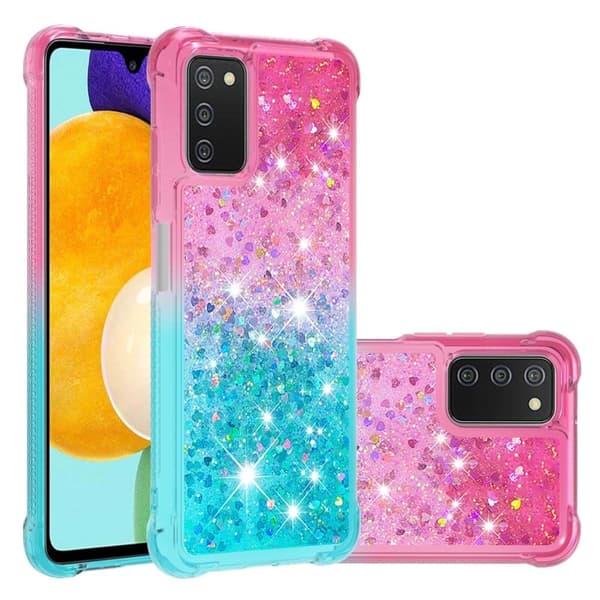 Princess Samsung Galaxy A03s Deksel - Rosa / Himmelblå Multicolor