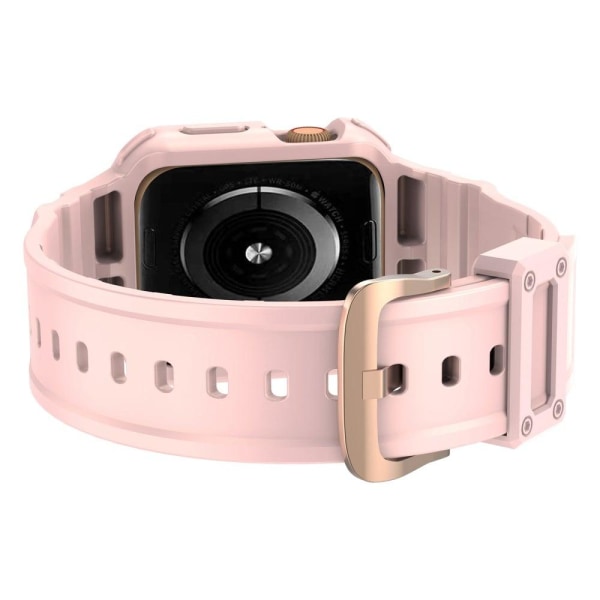 Apple Watch (45mm) integroitu suojus - Pinkki Pink