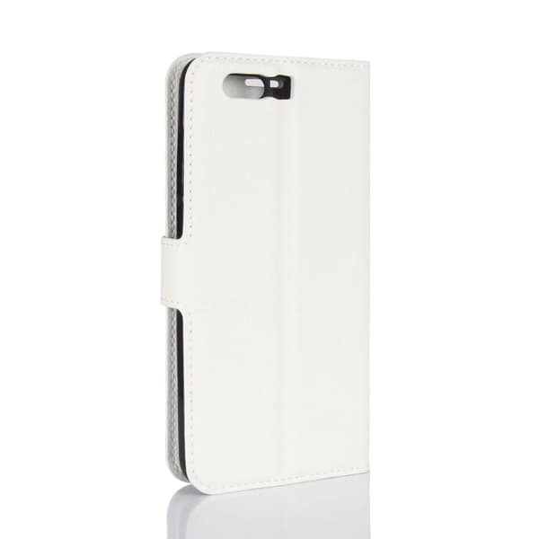 Huawei Honor 9 Stilrent läder fodral - Vit Vit