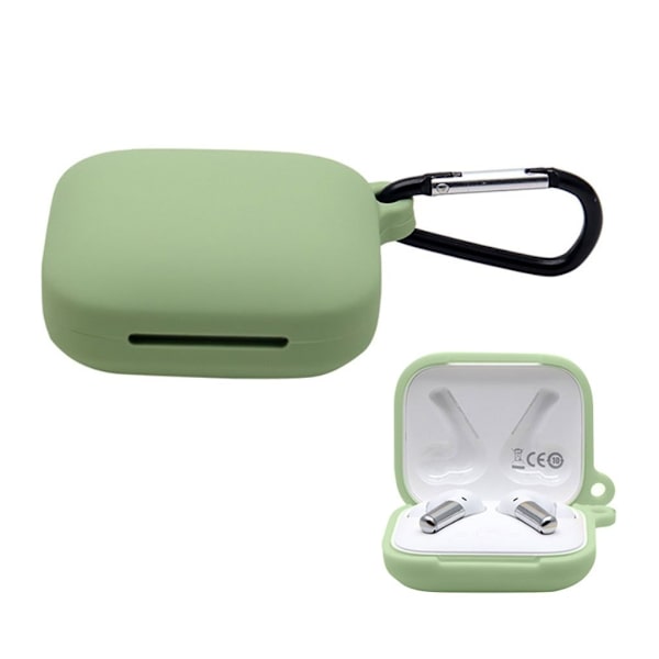 OnePlus Buds Pro silikonveske med spenne - Grønn Green