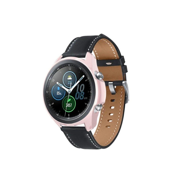 Samsung Galaxy Watch 3 (41mm) gummerad hållbar ram - rosa guld Rosa