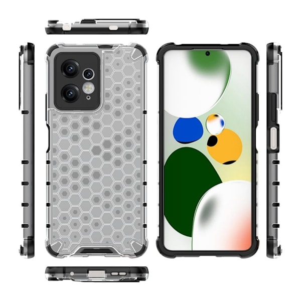 Bofink Honeycomb Xiaomi Redmi Note 12 skal - Silver/Grå Silvergrå