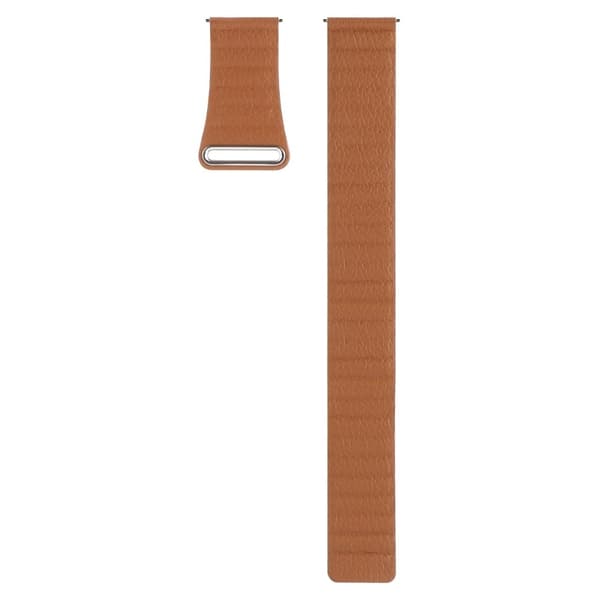 20mm Universal urrem i ægte læder - Brun Brown