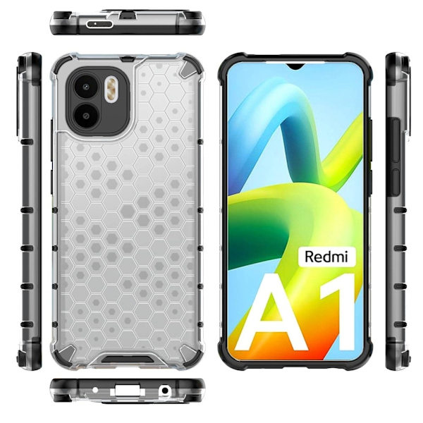 Bofink Honeycomb Xiaomi Redmi A1 Suojakotelo - Harmaa Silver grey