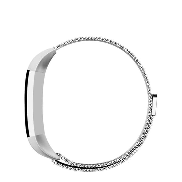 Fitbit Alta milanese rustfrit stål Urrem - Sølv Silver grey