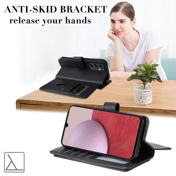 10-slot Lompakko Suojakotelo For Samsung Galaxy A14 - Violetti Purple