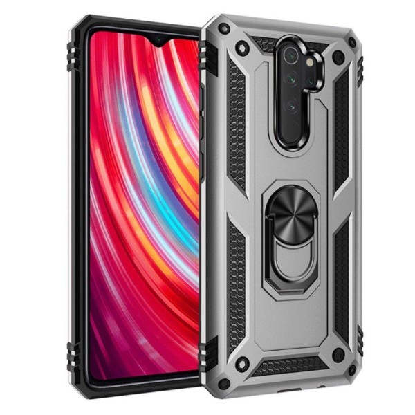 Bofink Combat Xiaomi Redmi Note 8 Pro kuoret - Hopea Silver grey