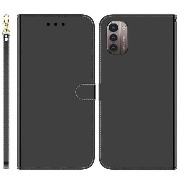 Mirror Nokia G11 / Nokia G21 flip-etui - Svart Black
