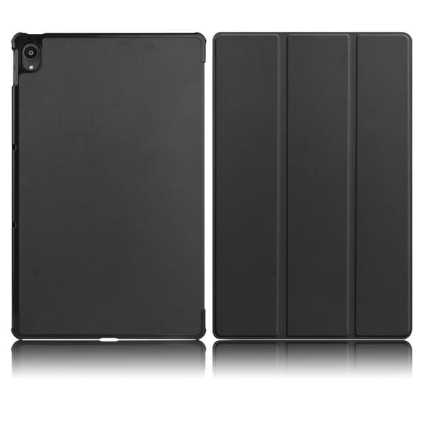 Lenovo Tab P11 trefoldigt flipomslag i læder - Sort Black