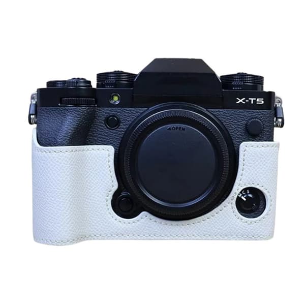 Fujifilm X-H2 halvkropps skinndeksel - Hvit White
