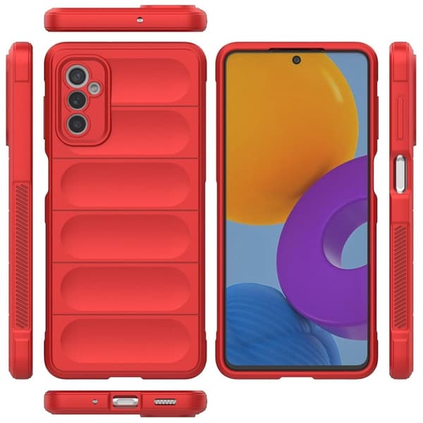 Blødt grebsformet cover til Samsung Galaxy M52 5G - Rød Red