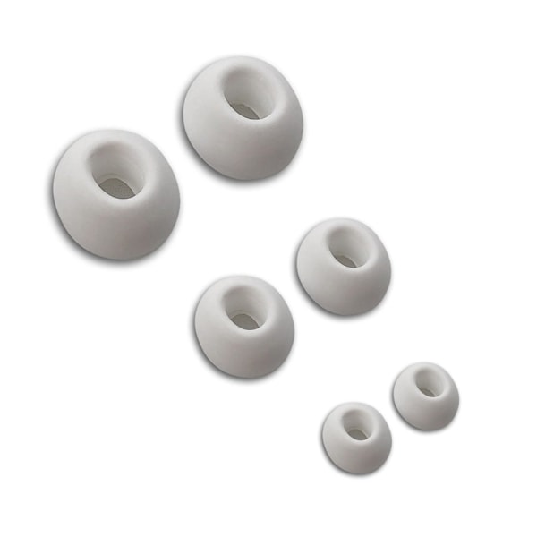 AirPods Pro öronsnäckskydd i silikon - Vit / Vit Vit