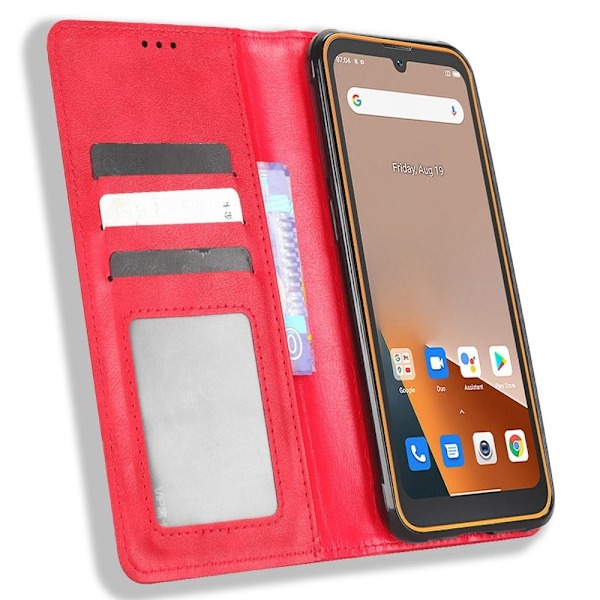 Bofink Vintage Blackview Bv5200 Læder Etui - Rød Red