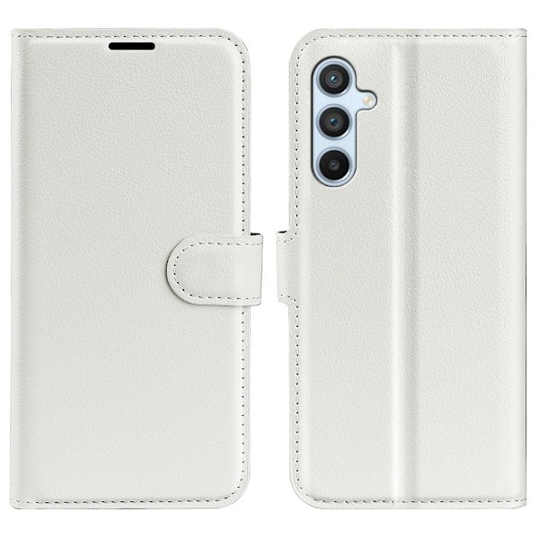 Klassisk Samsung Galaxy A54 Flip Etui - Hvid White