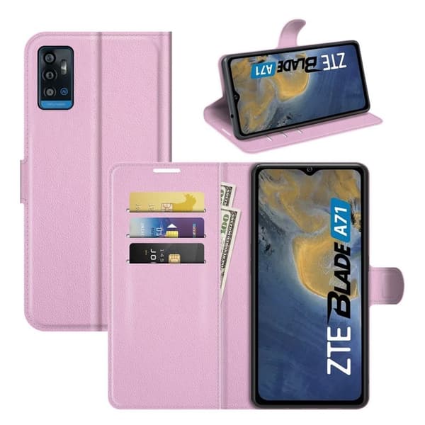 Classic ZTE Blade A71 Flippetui - Rosa Pink