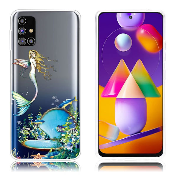 Deco Samsung Galaxy M31s Etui - Mermaid Multicolor