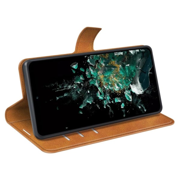 Lompakko Nahkakotelo For OnePlus Ace Pro / 10t - Keltainen Yellow