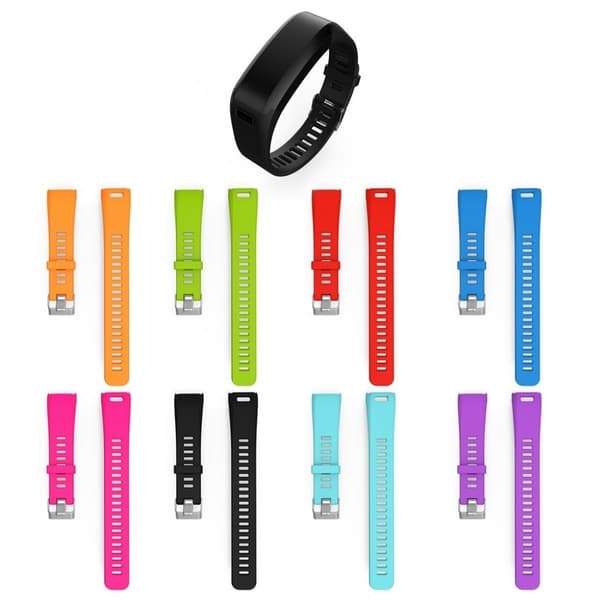 Garmin Vivosmart HR Silikoni Urheilu Kellon Ranneke - Musta Black