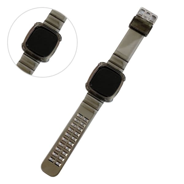 Fitbit Versa 3 cool translucent rem - transparent sort Black