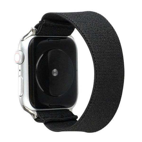 Apple Watch Series 6 / 5 44mm trasa mönster klockarmband - svart Svart