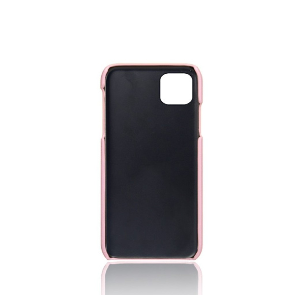 Dual Card Etui iPhone 12 / 12 Pro - Rose Gull Pink
