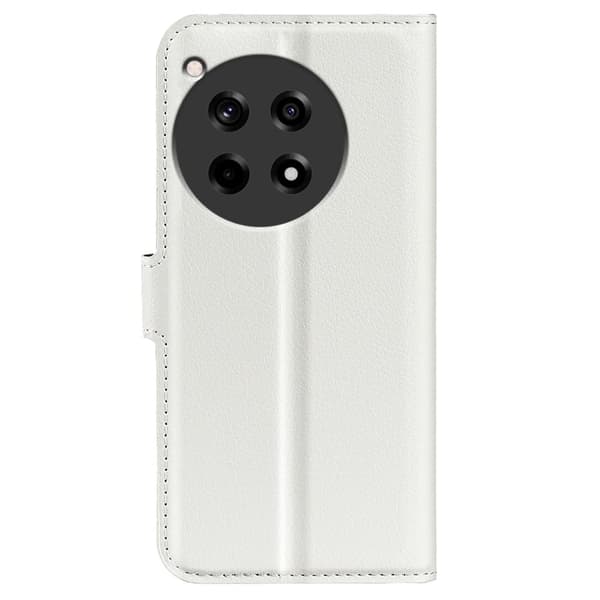 Classic OnePlus 12R / OnePlus Ace 3 flip kuoret - Valkoinen White