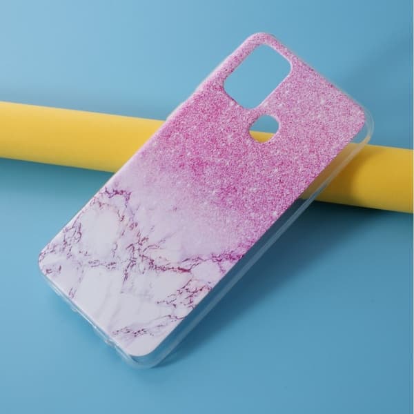 Deco Samsung Galaxy M31 Etui - Marmor Mønster Pink