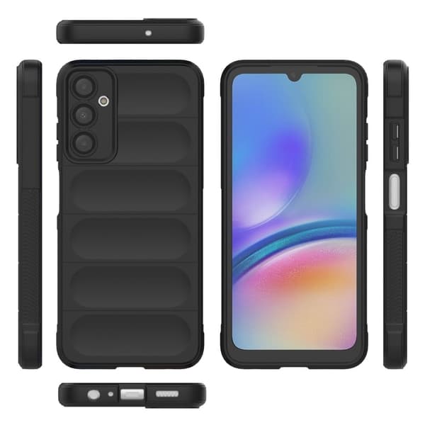 Mjukt greppformat skal för Samsung Galaxy A05s - Lila Lila