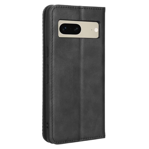 Bofink Vintage Google Pixel 7 Nahkakotelo - Musta Black
