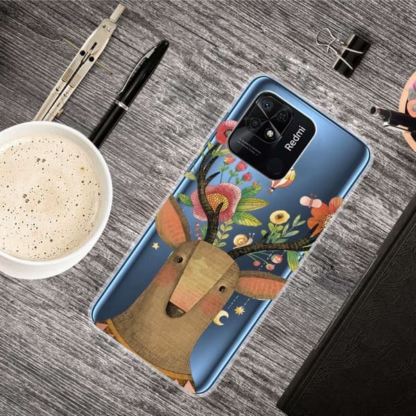 Deco Xiaomi Redmi 10C Suojakotelo - Deer Brown