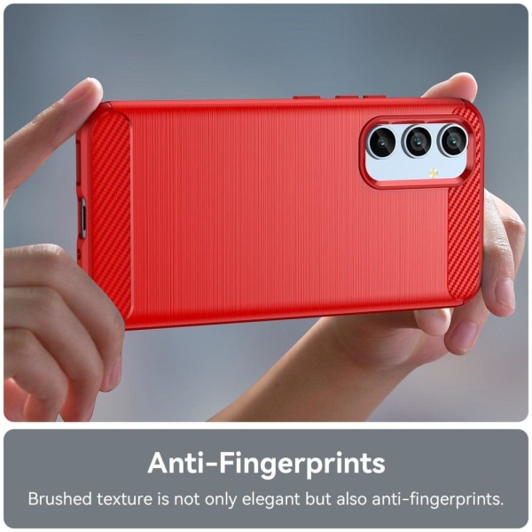 Carbon Flex Etui Samsung Galaxy A54 - Rød Red