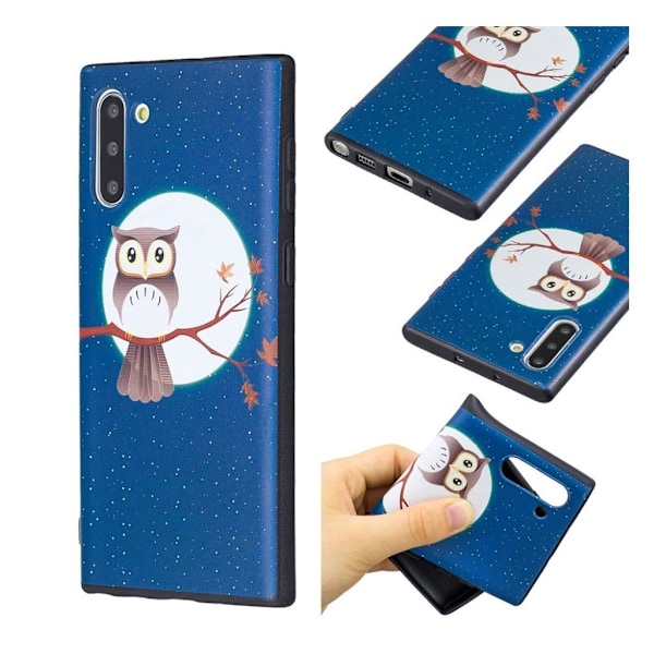 Imagine Samsung Galax Note 10 deksel - Ugle på gren Multicolor