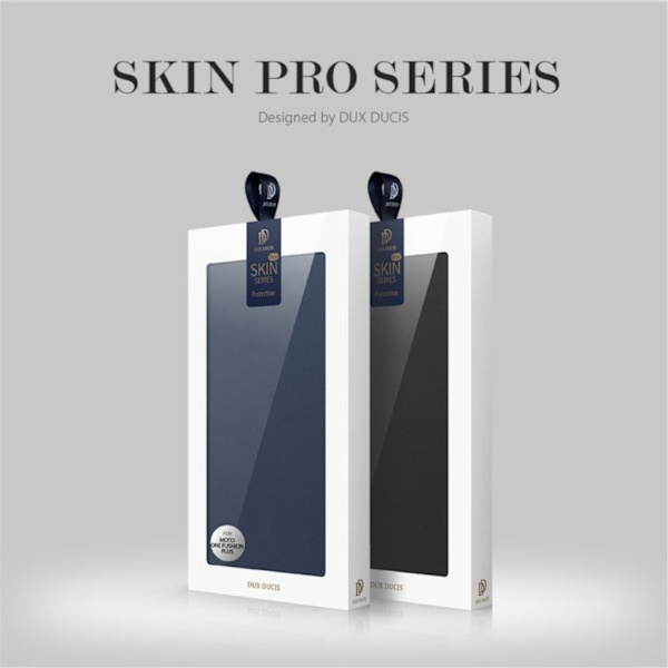 Dux Ducis Skin Pro til Moto One Fusion Plus - Sort Black