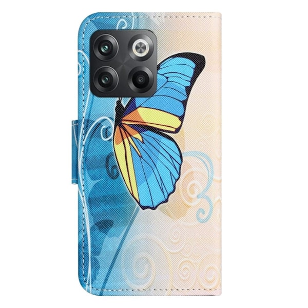 Wonderland OnePlus Ace Pro / 10t Flip Etui - Blå Sommerfugl Blue