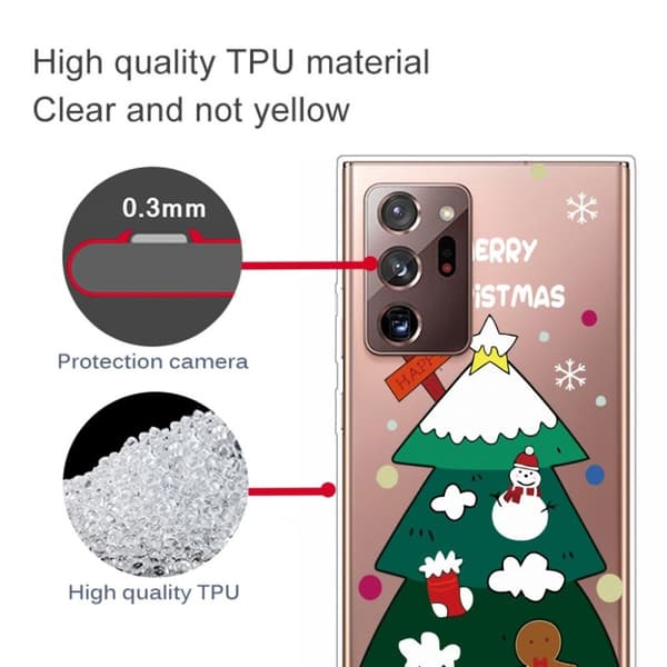 Juleveske til Samsung Galaxy Note 20 Ultra - Juletre Green