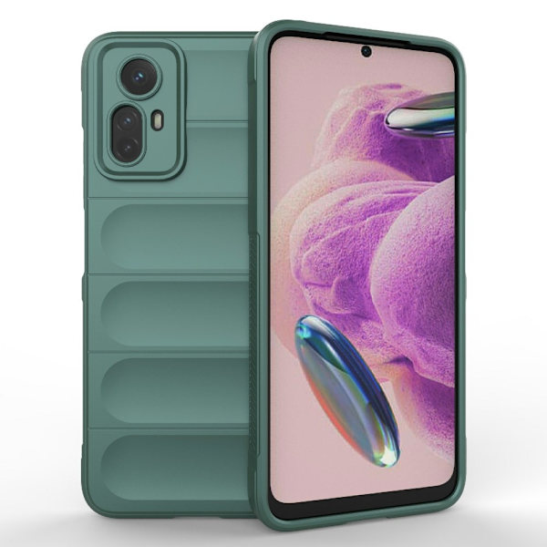 Blødt grebsformet cover til Xiaomi Redmi Note 12S - Grøn Green