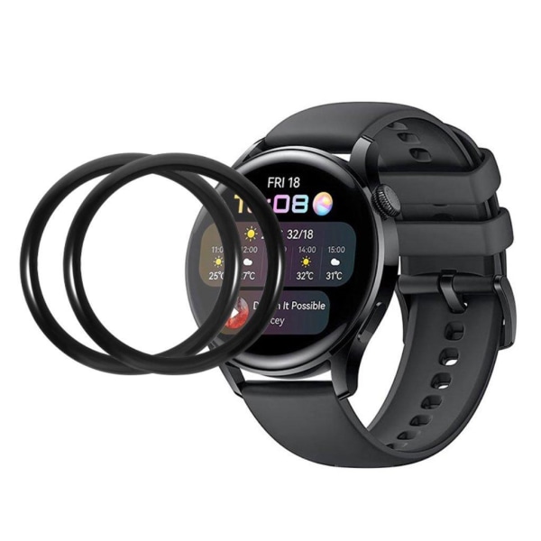 2 stk. skærmbeskyttelse til Huawei Watch 3 Transparent